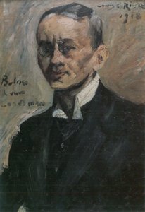 Portret van de schrijver Carl Bulcken door Lovis Corinth